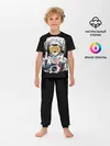 Детская пижама с брюками / Кот Космонавт