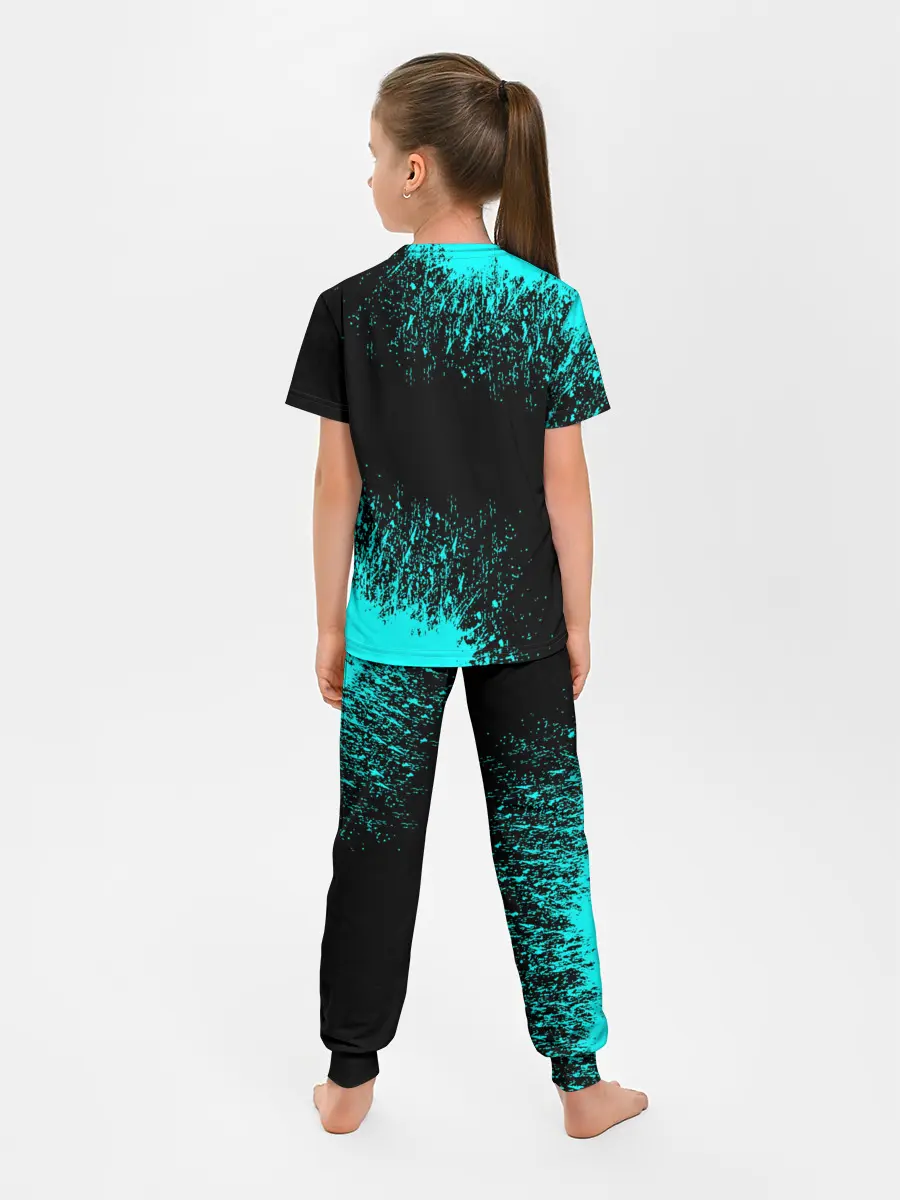 Детская пижама с брюками / Краска