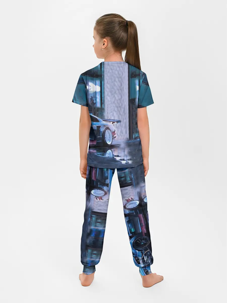 Детская пижама с брюками / Nissan GTR R35