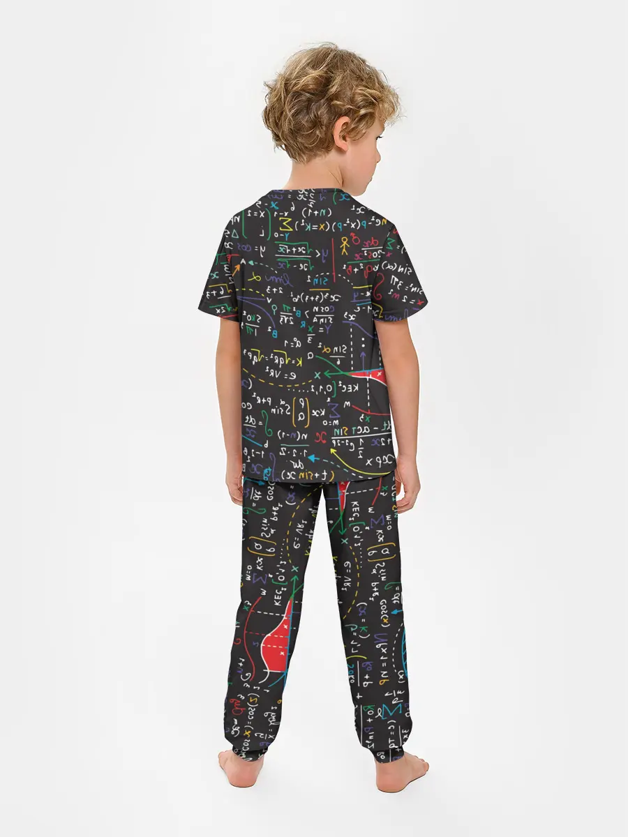 Детская пижама с брюками / Math