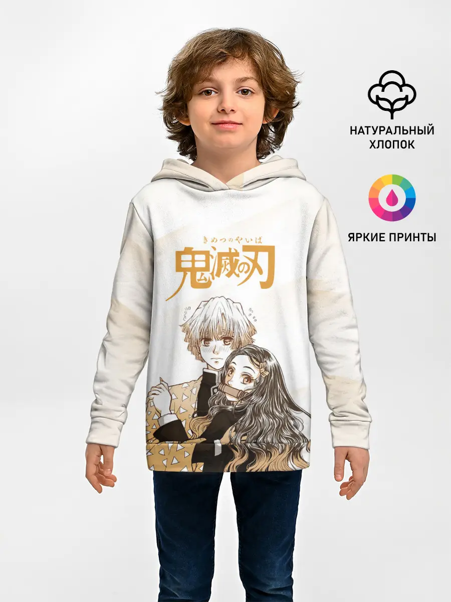 Детское худи / Зеницу и Незуко Kimetsu no Yaiba
