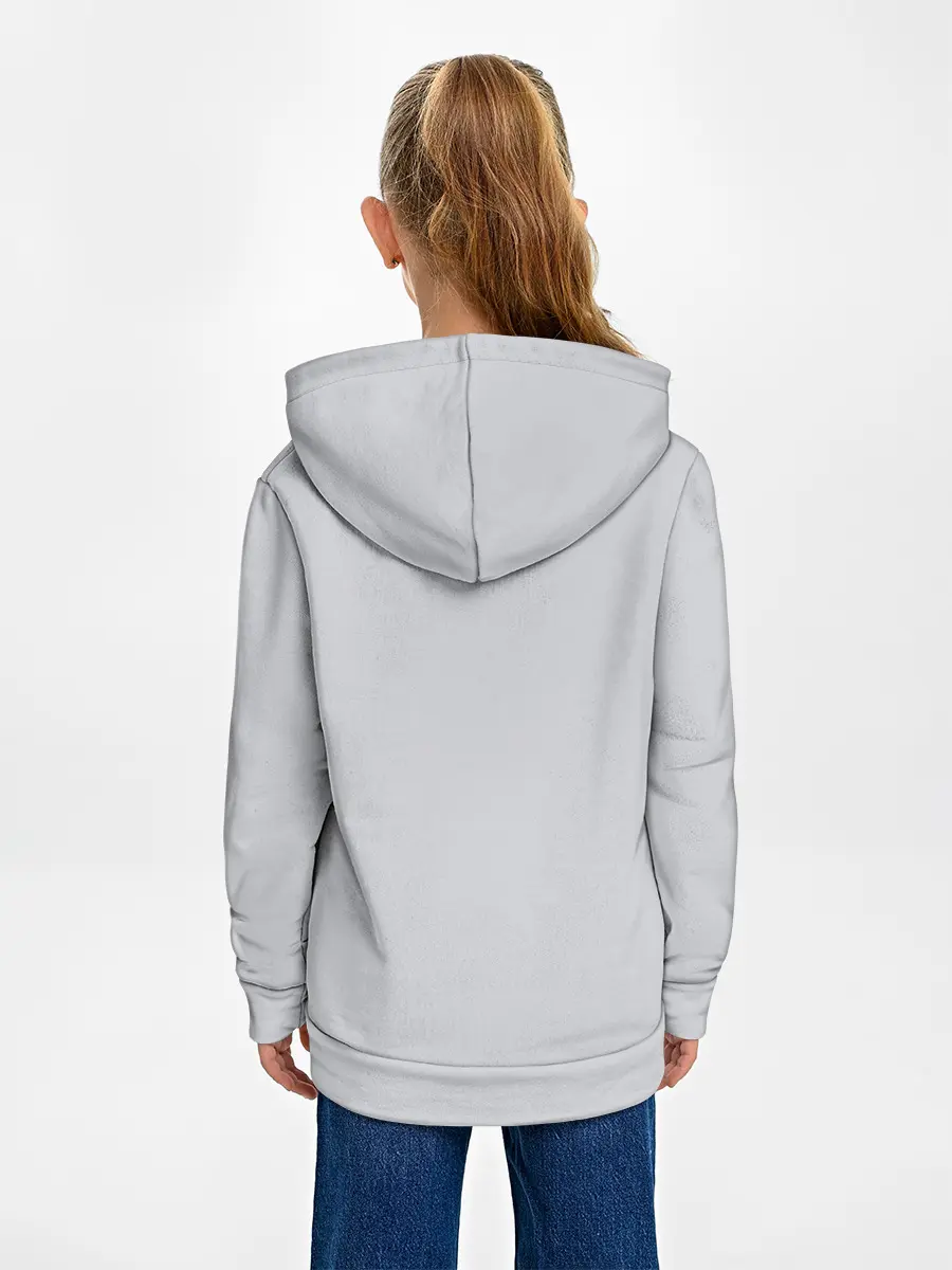 Детское худи / KIMETSU NO YAIBA красный след