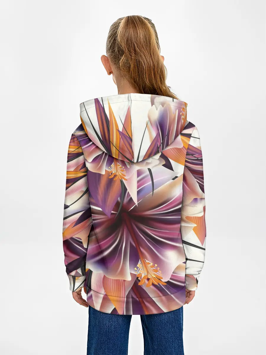 Детское худи / Необычный цветок