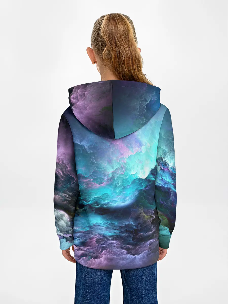 Детское худи / ФРАКТАЛЬНЫЙ КОСМОС | SPACE