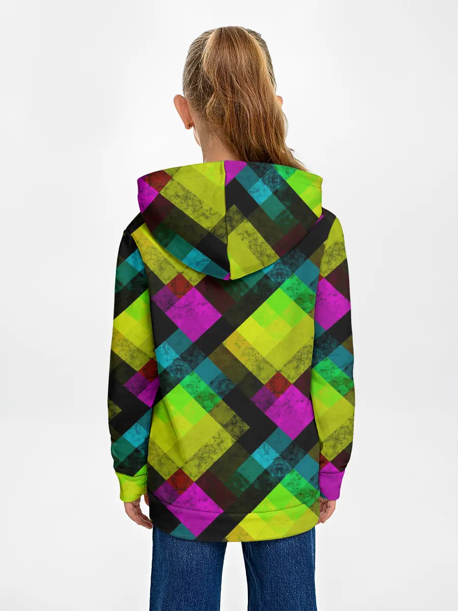 Детское худи / Абстрактный разноцветный узор