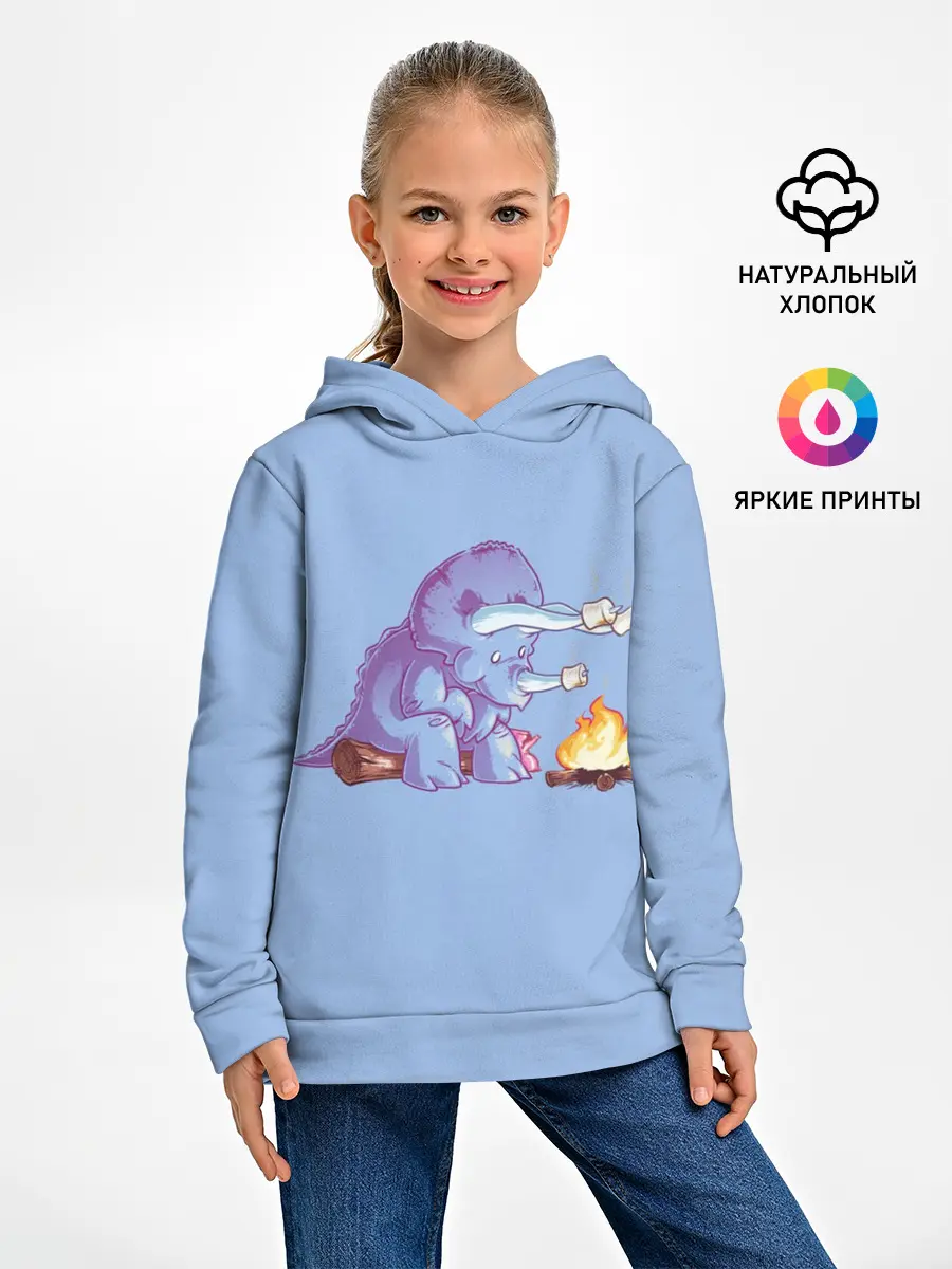 Детское худи / Трицератопс у Костра