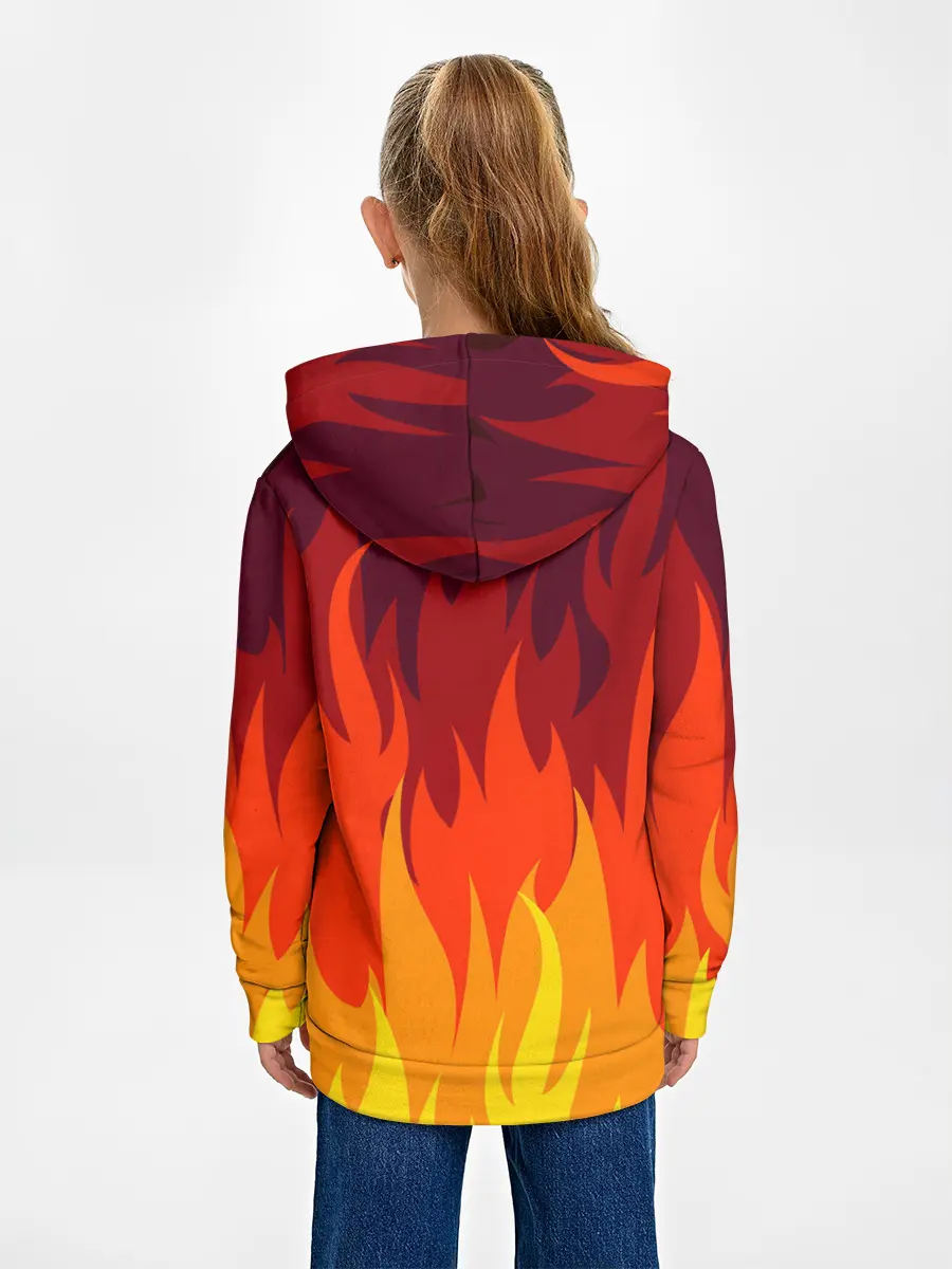 Детское худи / Меха скелет | Steampunk Fire