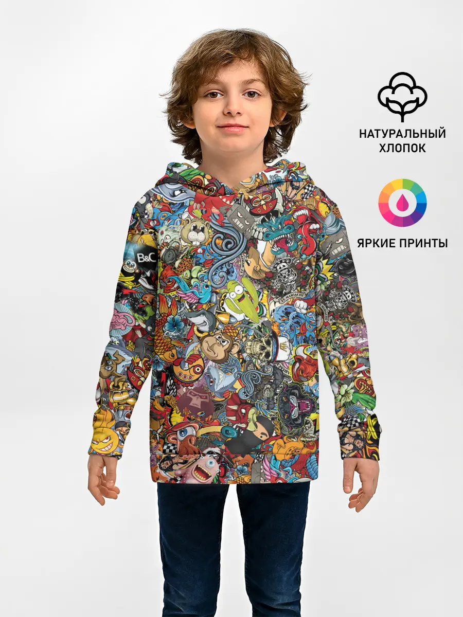 Детское худи / Стикеры