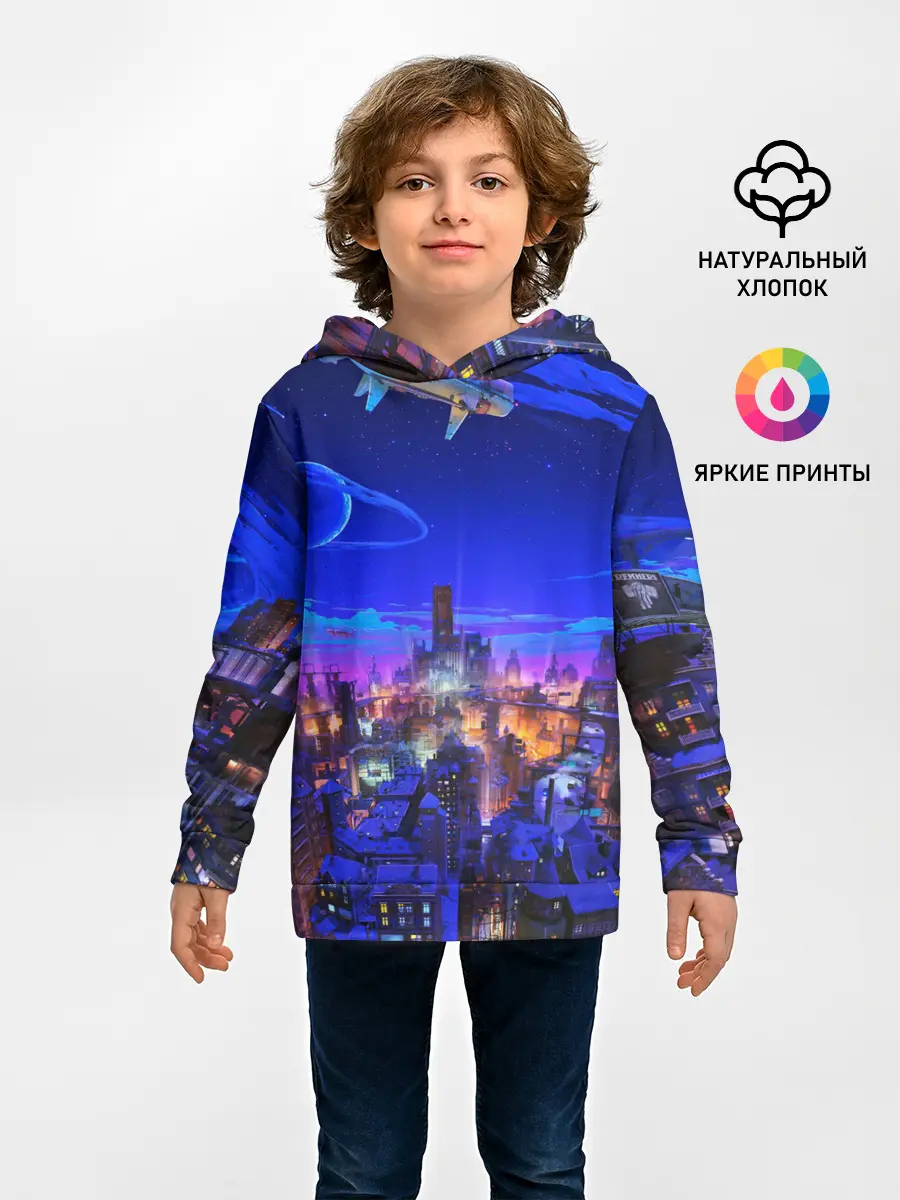 Детское худи / Сказочный город