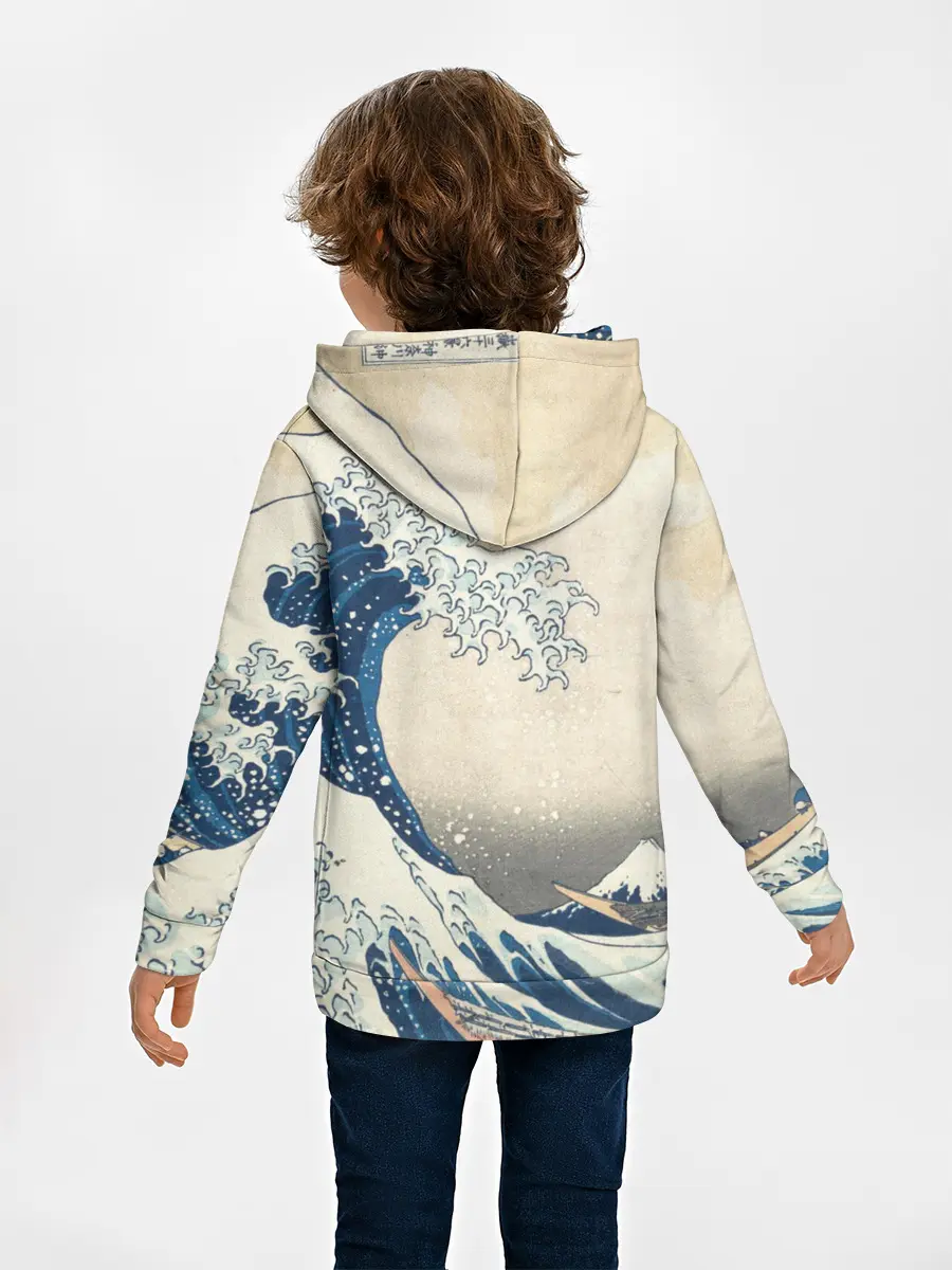 Детское худи / Большая волна в Канагаве