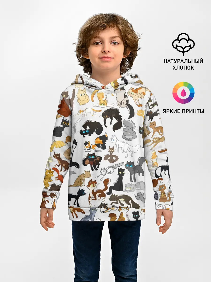 Детское худи / Котоколлаж 03