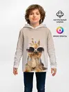 Детское худи / собака в очках