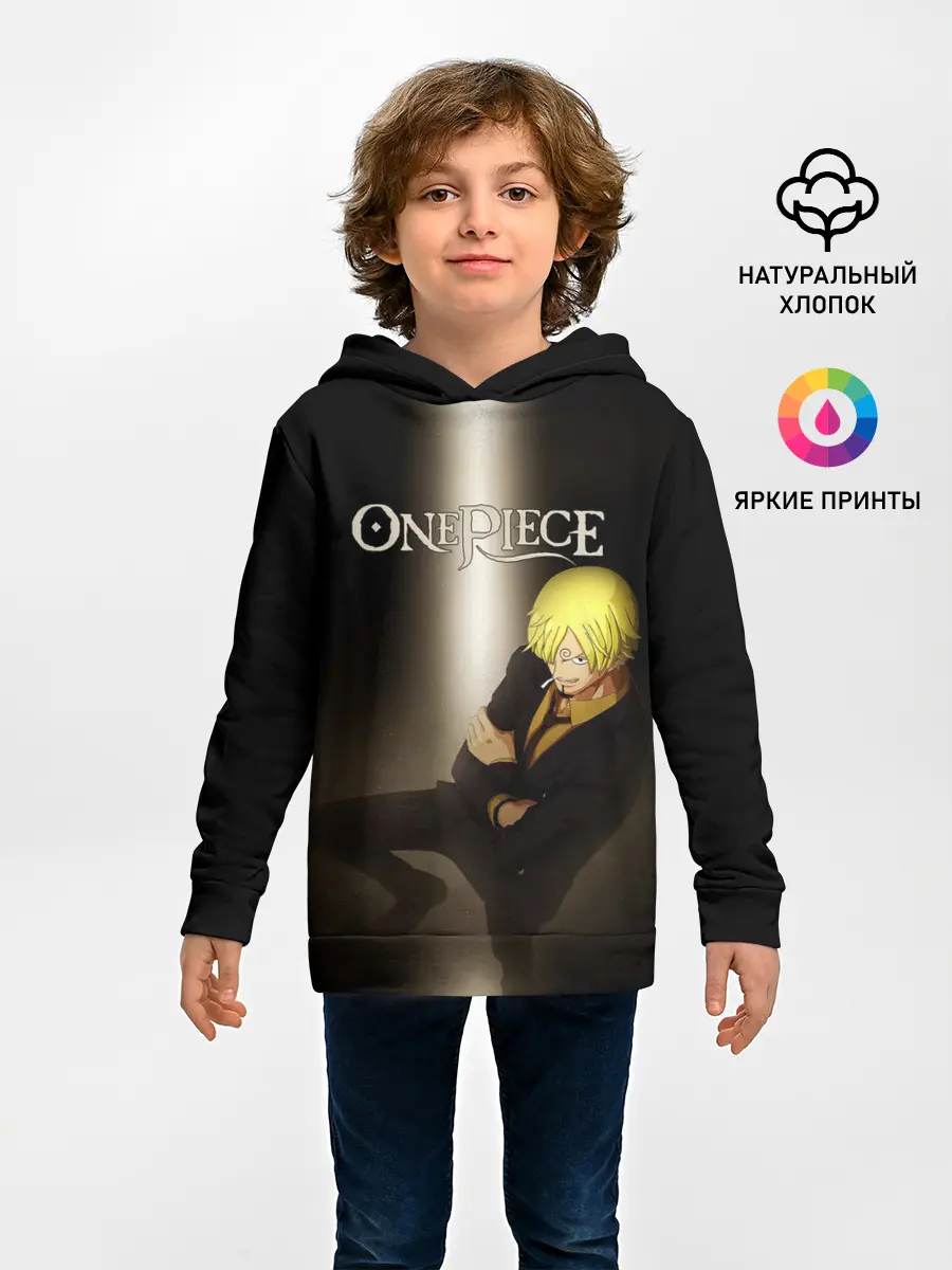 Детское худи / Винсмок Санджи | One Piece. Большой куш