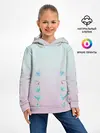 Детское худи / акварельные бабочки