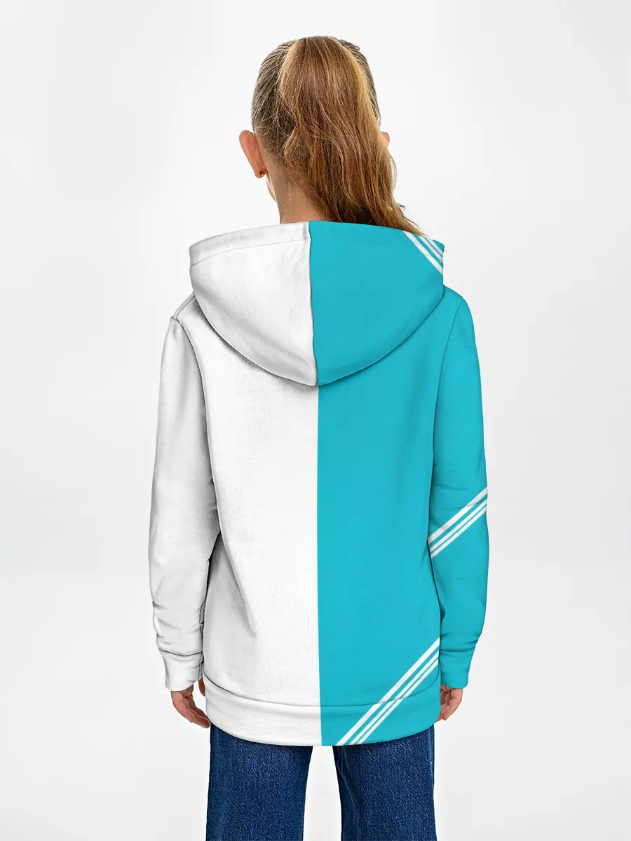 Детское худи / Годжо Сатору бирюзовый Магическая битва