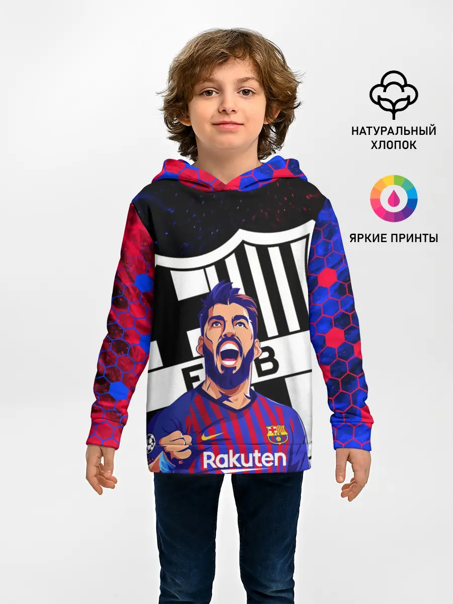 Детское худи / ЛУИС СУАРЕС / БАРСЕЛОНА