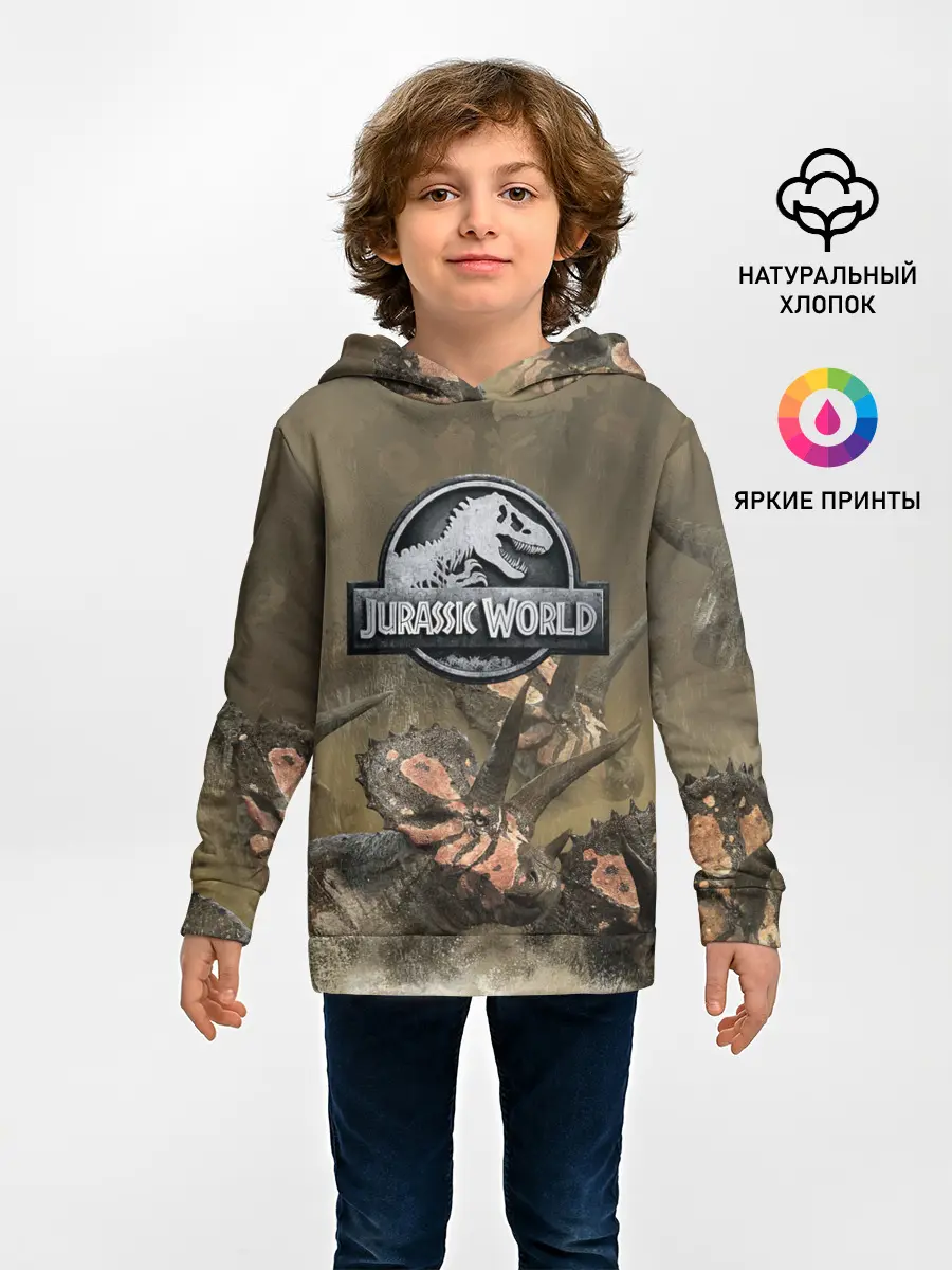 Детское худи / Jurassic World | Мир Юрского Периода