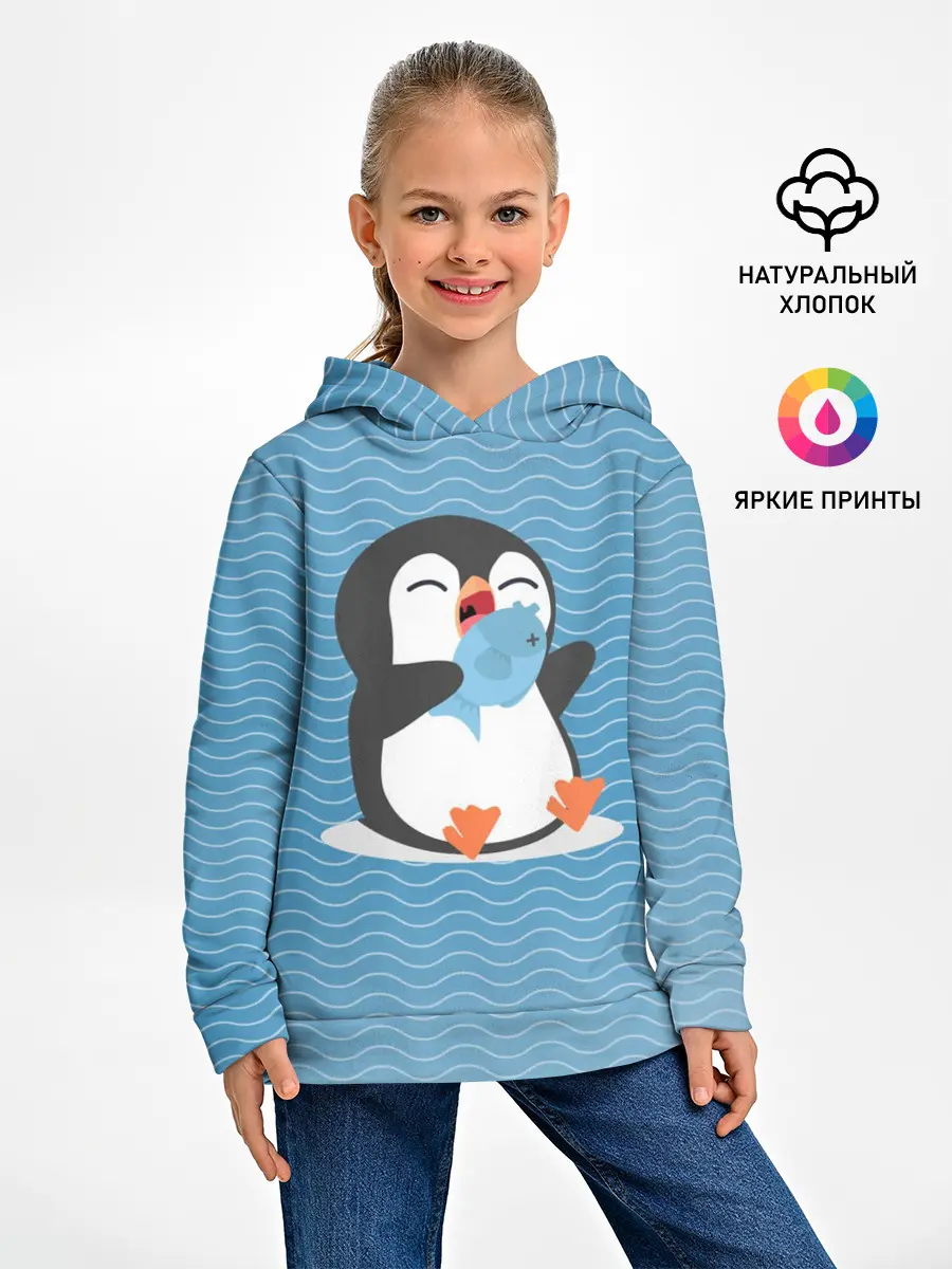 Детское худи / Пингвин