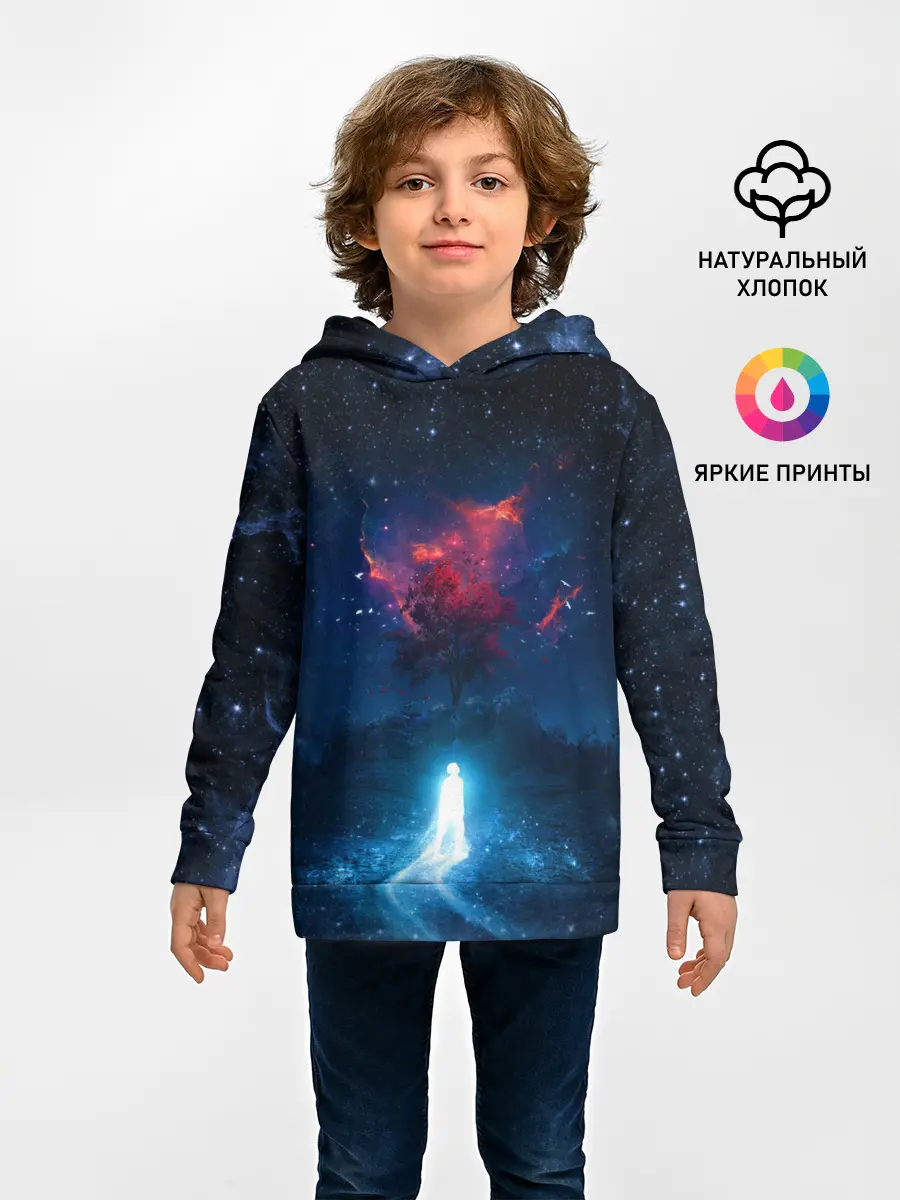 Детское худи / Душа идущая в космос | Soul space