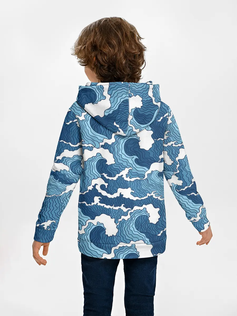 Детское худи / Морские волны
