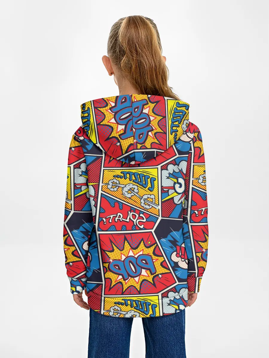 Детское худи / Pop art pattern