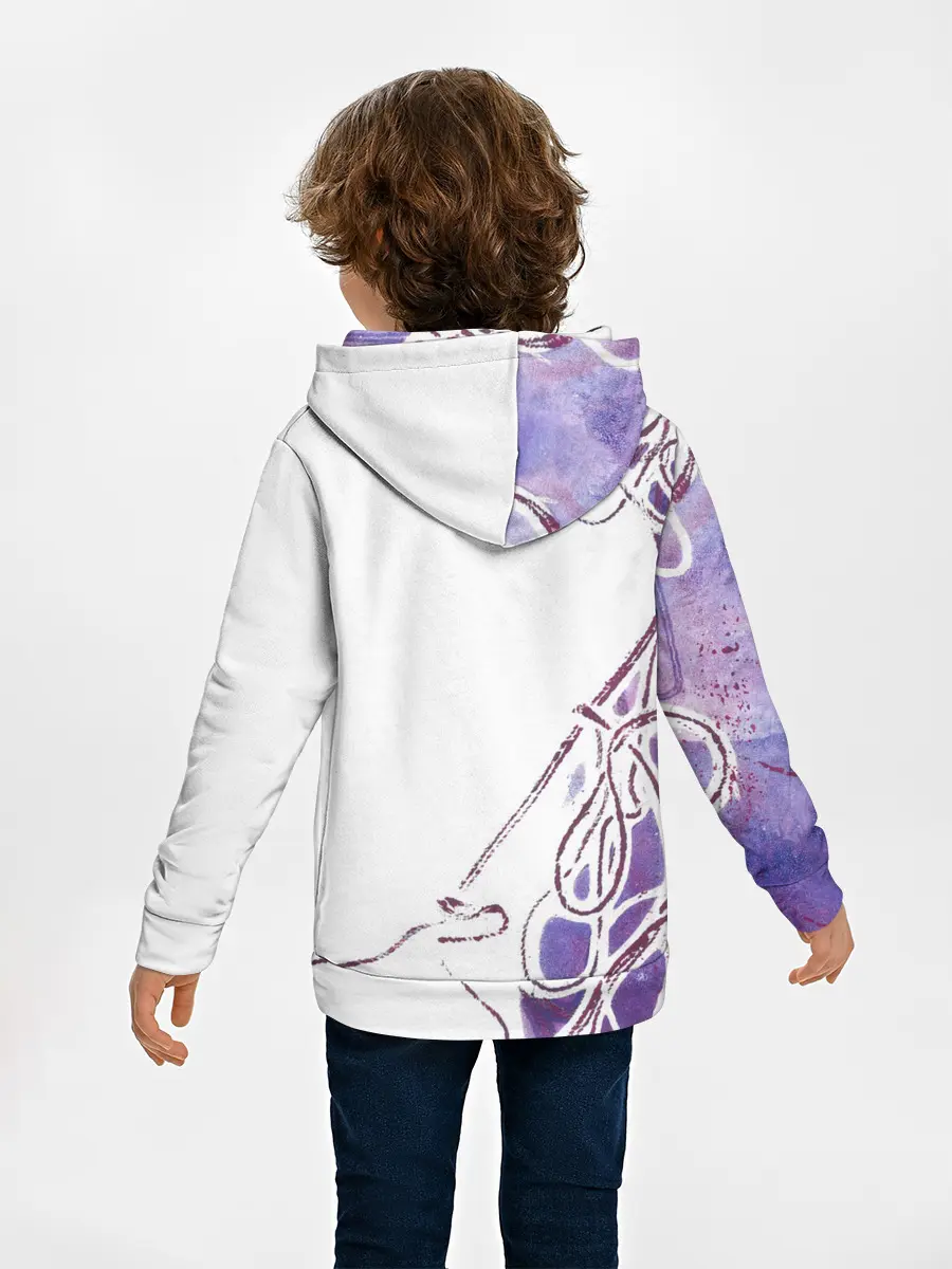 Детское худи / Фиолетовые нити