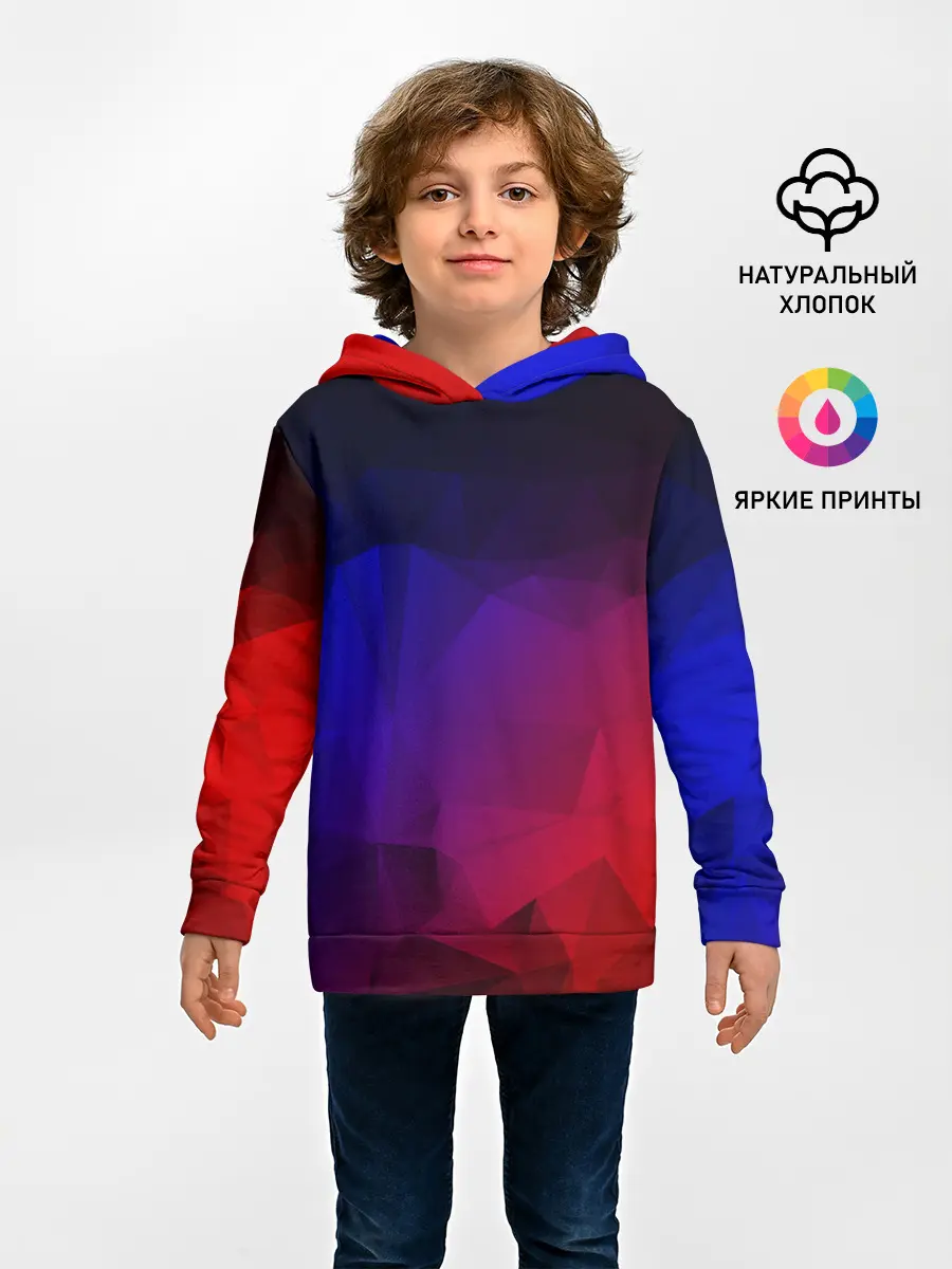 Детское худи / НЕОНОВАЯ ГЕОМЕТРИЯ