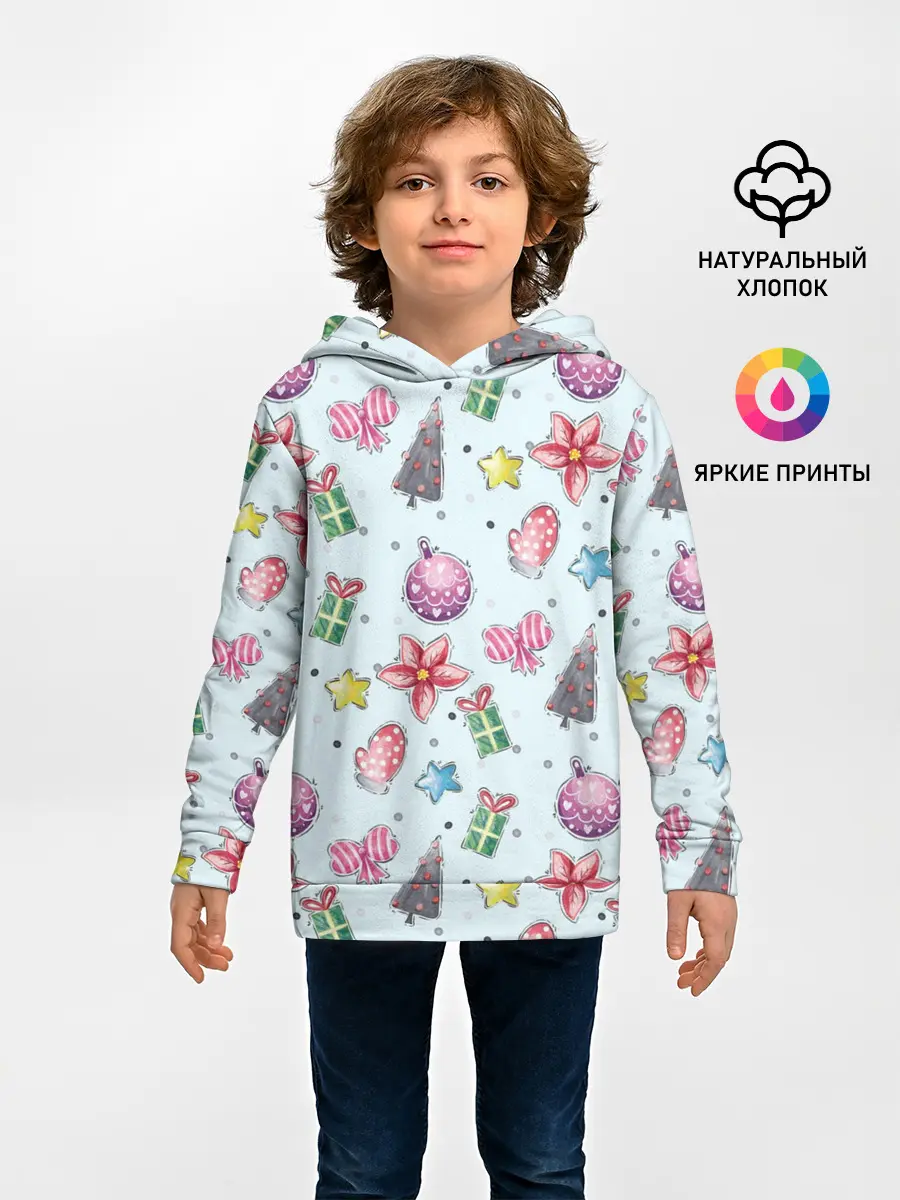 Детское худи / новогодние игрушки