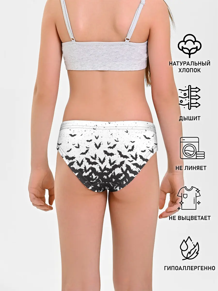 Трусы для девочек / Летучие мыши