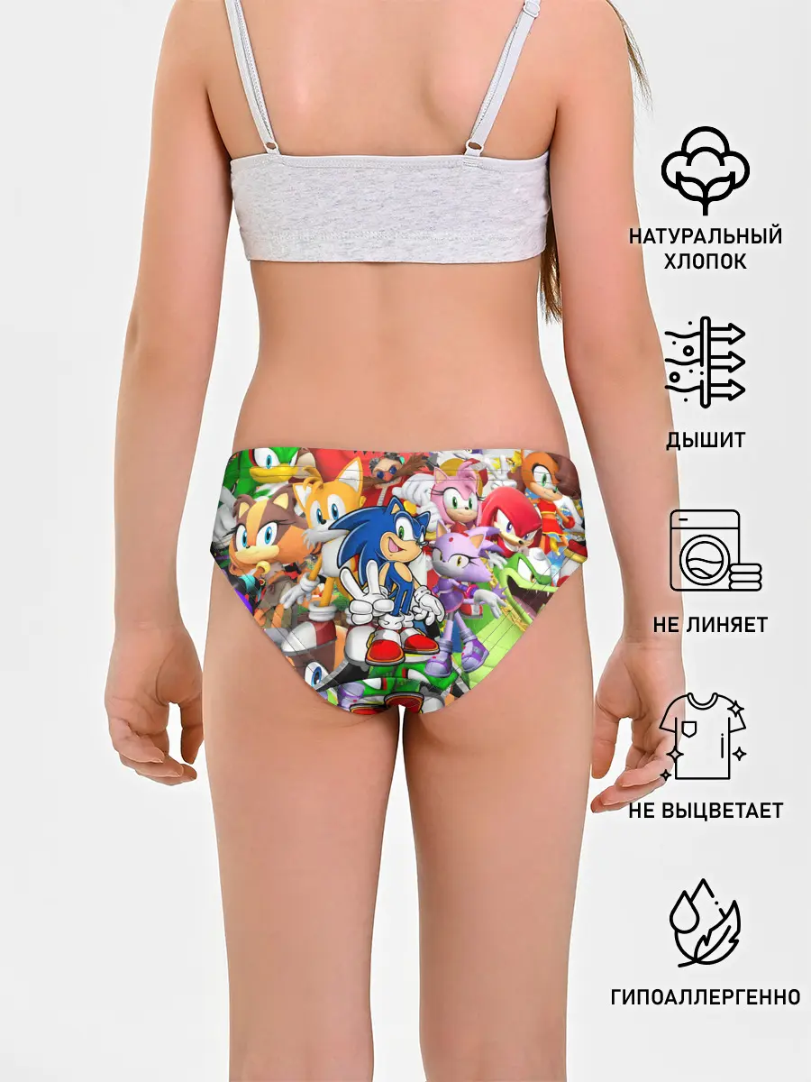 Трусы для девочек / Sonic ПЕРСОНАЖИ