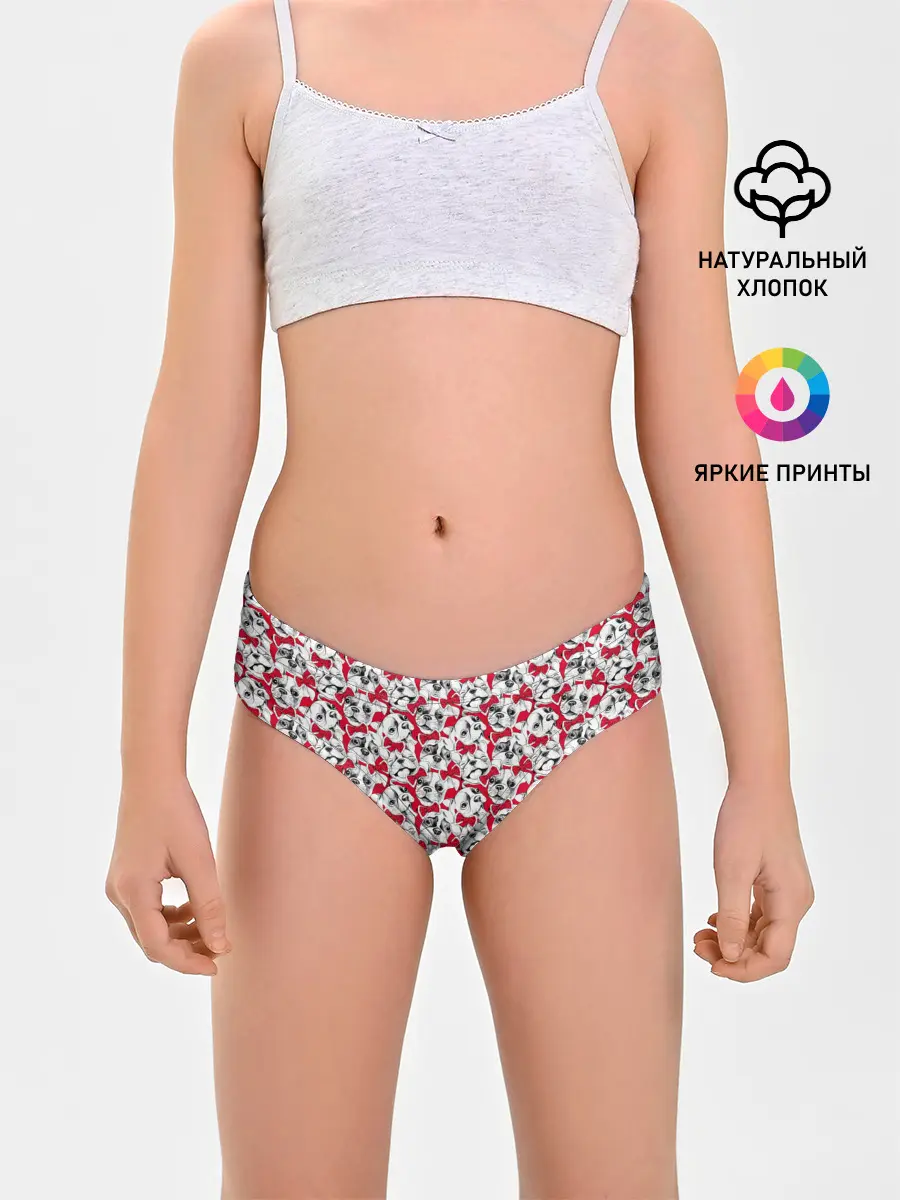 Трусы для девочек / Французский Бульдог