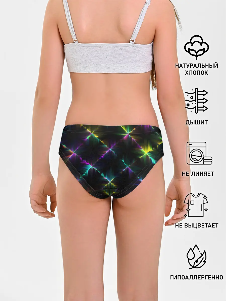 Трусы для девочек / НЕОНОВАЯ ТЕКСТУРА