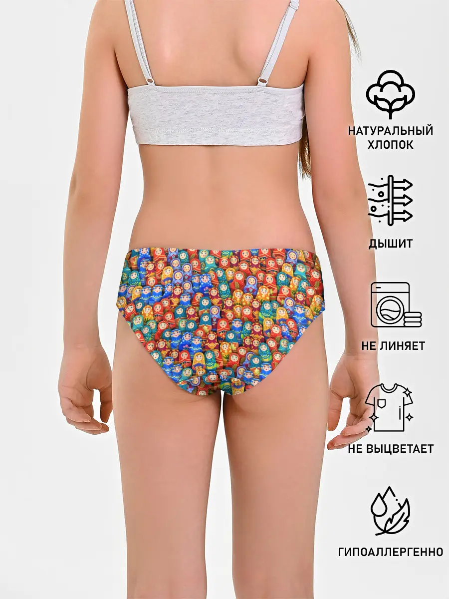 Трусы для девочек / Матрёшки