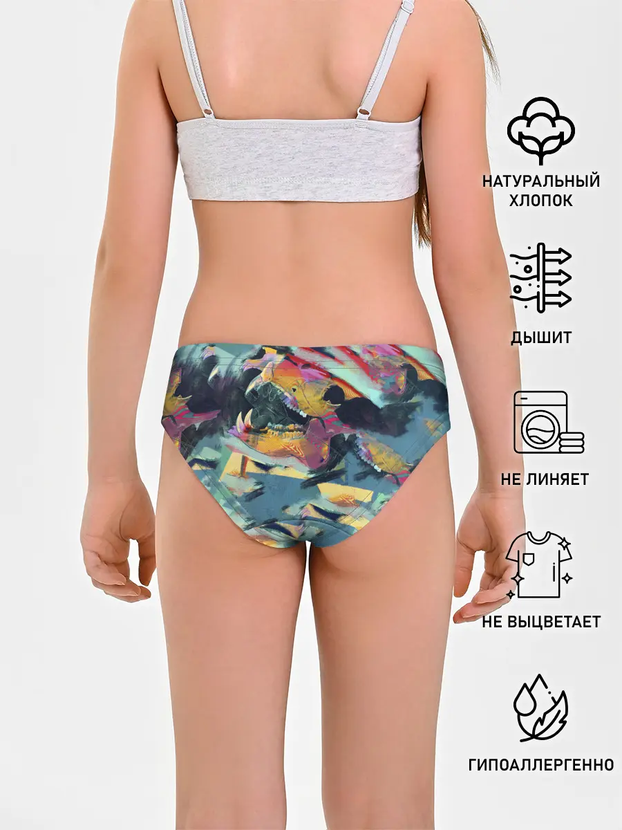 Трусы для девочек / Абстрактный рисунок