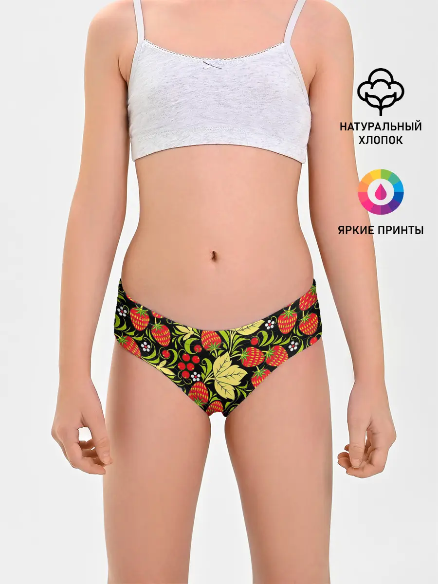 Трусы для девочек / Хохлома