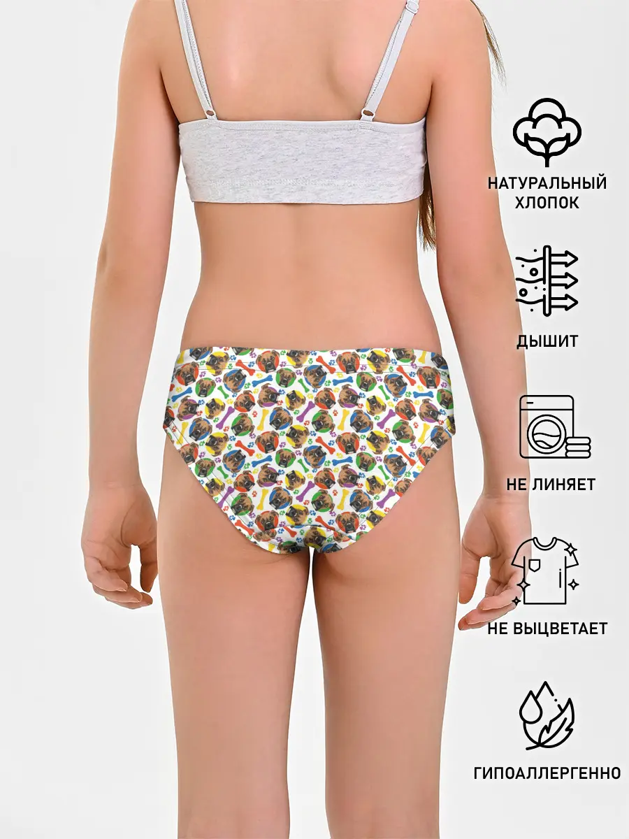 Трусы для девочек / Немецкий Боксёр