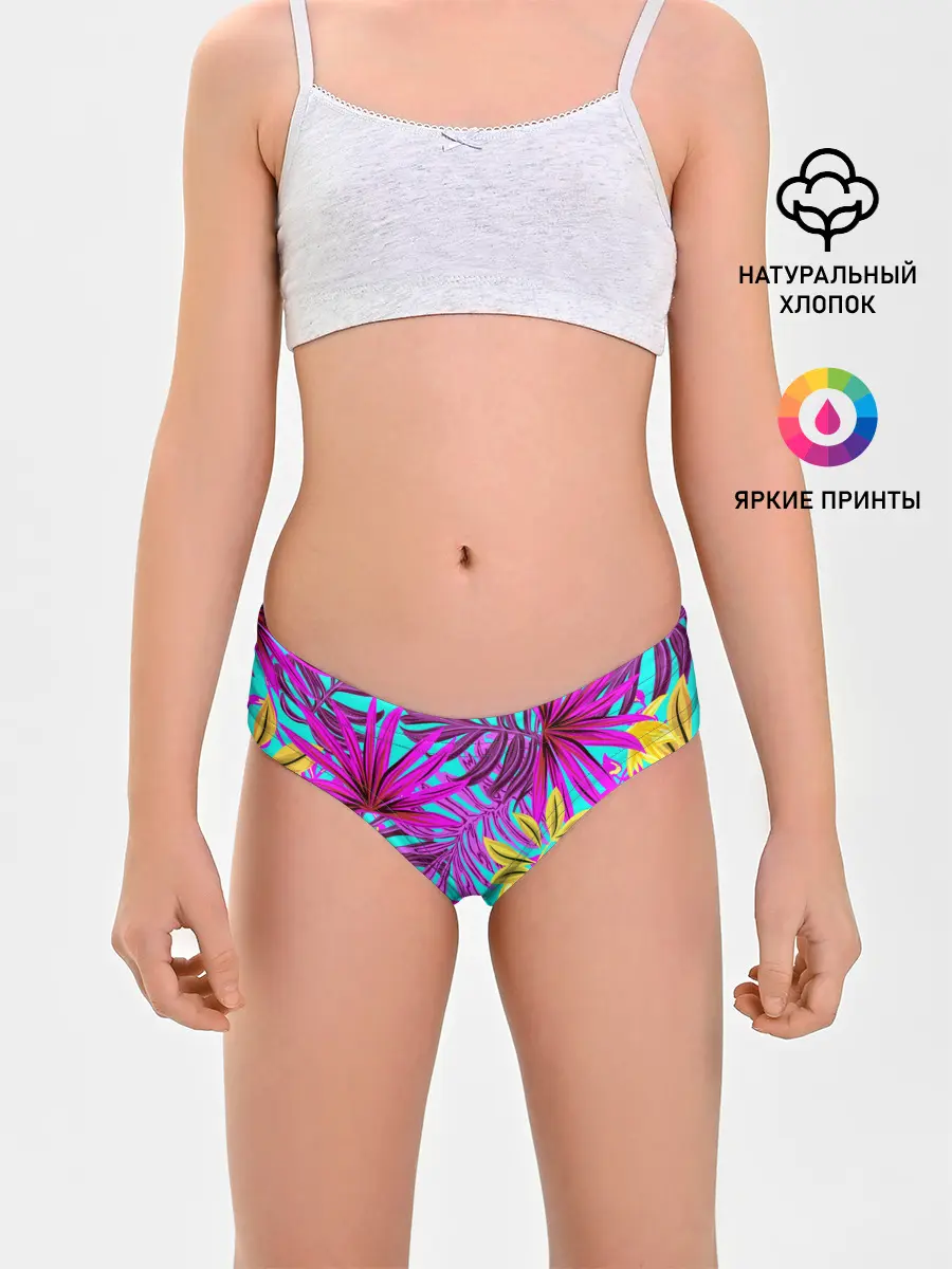 Трусы для девочек / ТРОПИЧЕСКИЙ