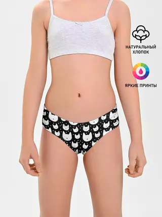 Трусы для девочек / Love Cats Pattern