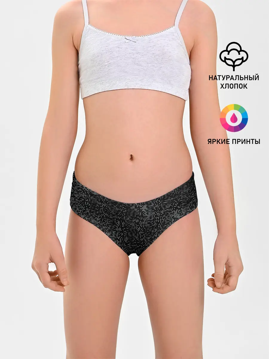 Трусы для девочек / Блестящие полутона
