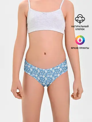 Трусы для девочек / Узоры Снежных Хлопьев