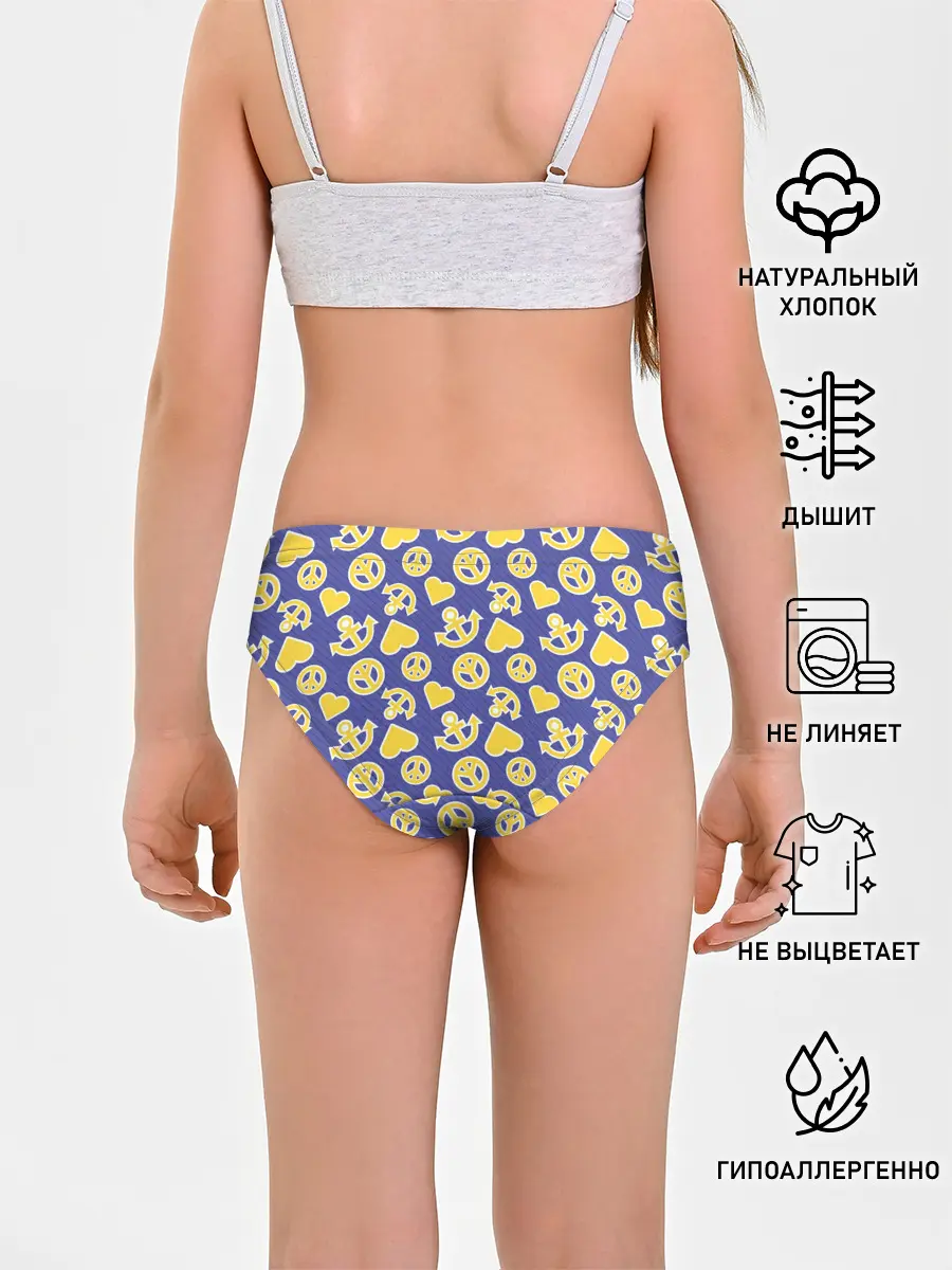 Трусы для девочек / Kimyou na Bouken паттерн