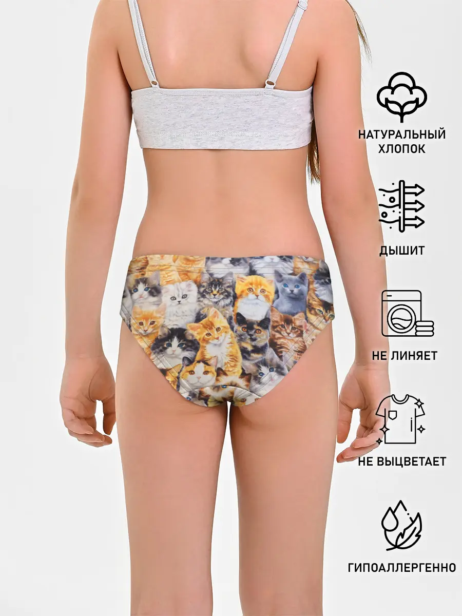 Трусы для девочек / КОТЯТКИ