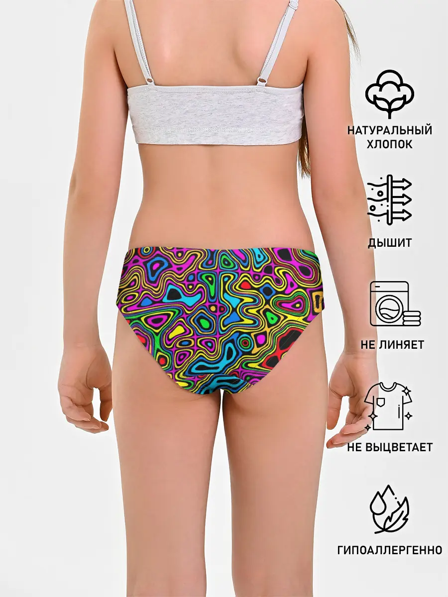 Трусы для девочек / Психоделика