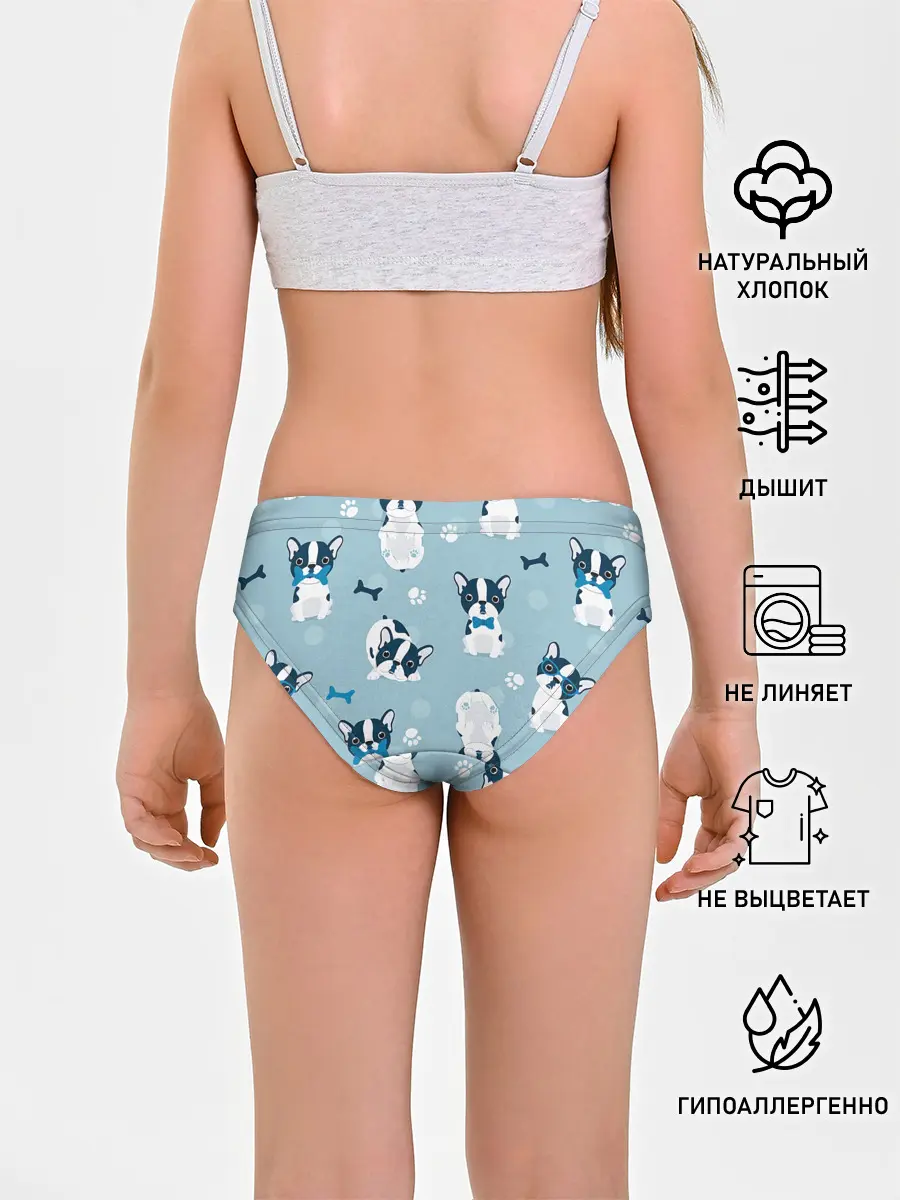 Трусы для девочек / Собачки