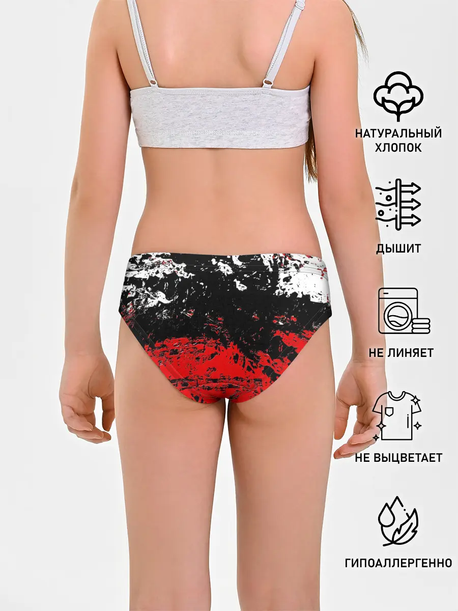 Трусы для девочек / БРЫЗГИ КРАСОК