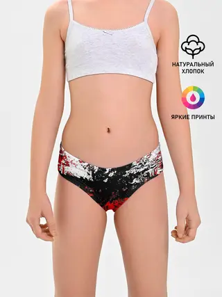 Трусы для девочек / БРЫЗГИ КРАСОК