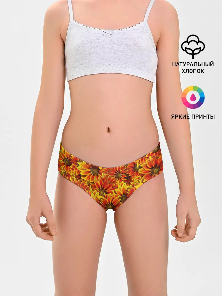 Трусы для девочек / Цветы