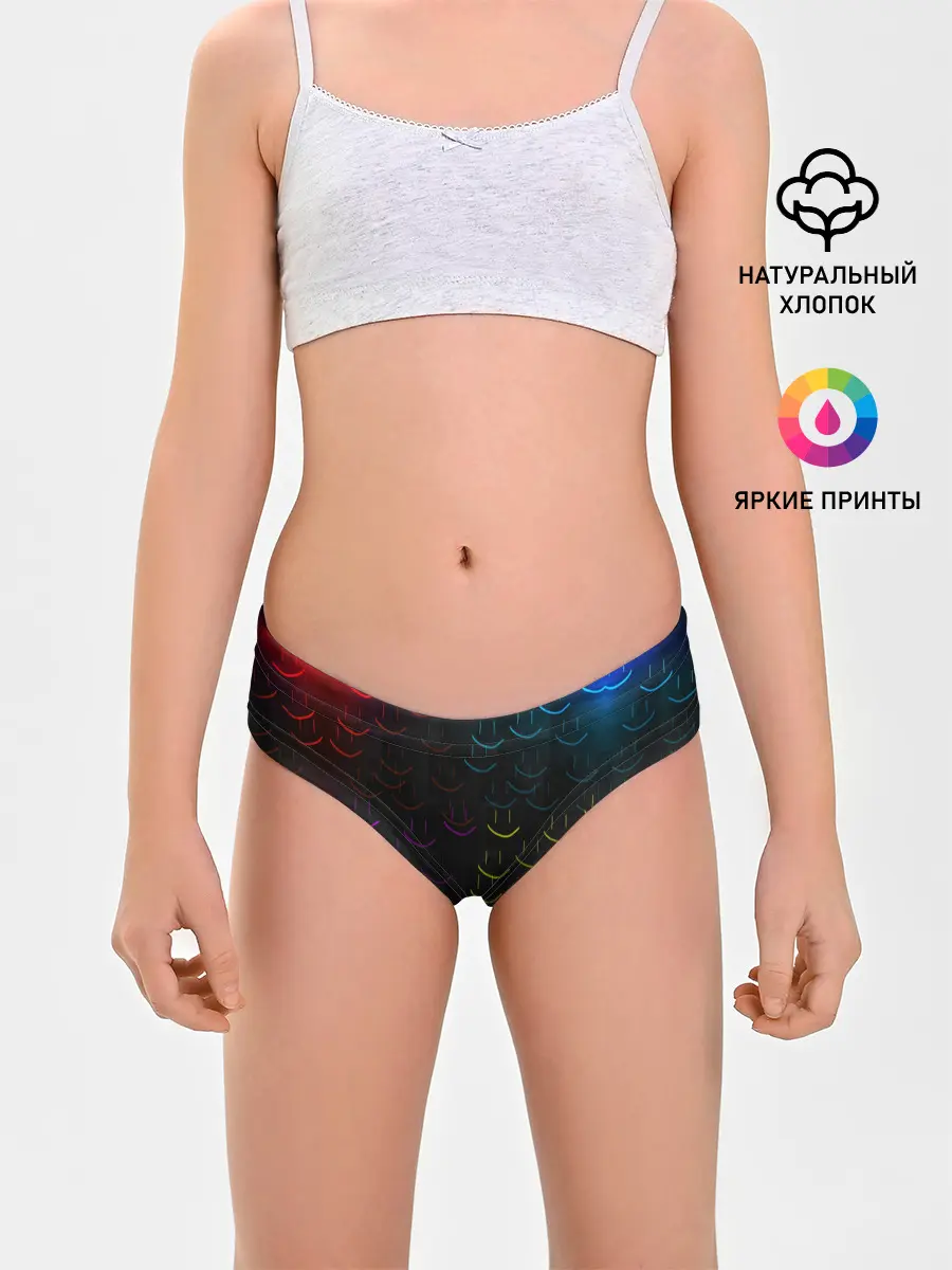 Трусы для девочек / Rainbow smile