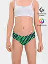 Трусы для девочек / Абстрактный дизайн ,,Зелень