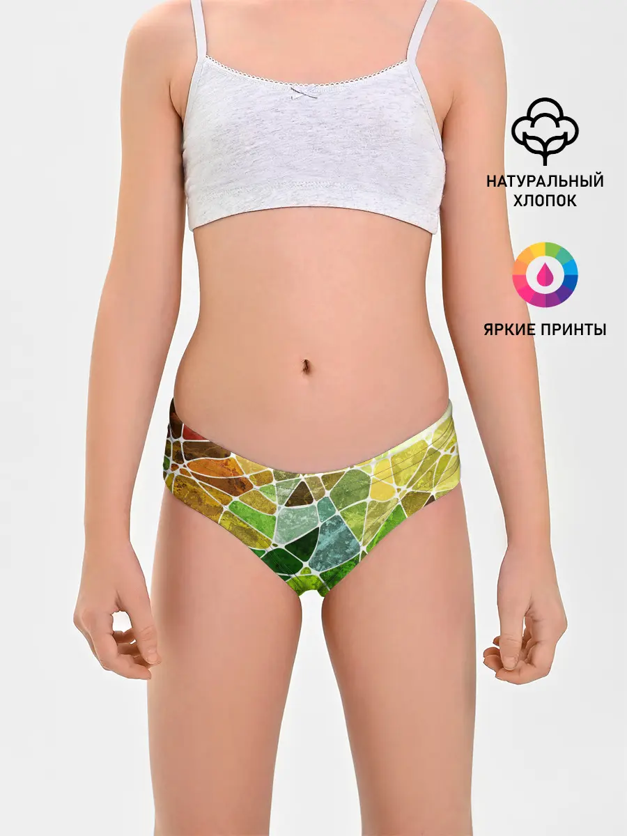Трусы для девочек / Мозаика